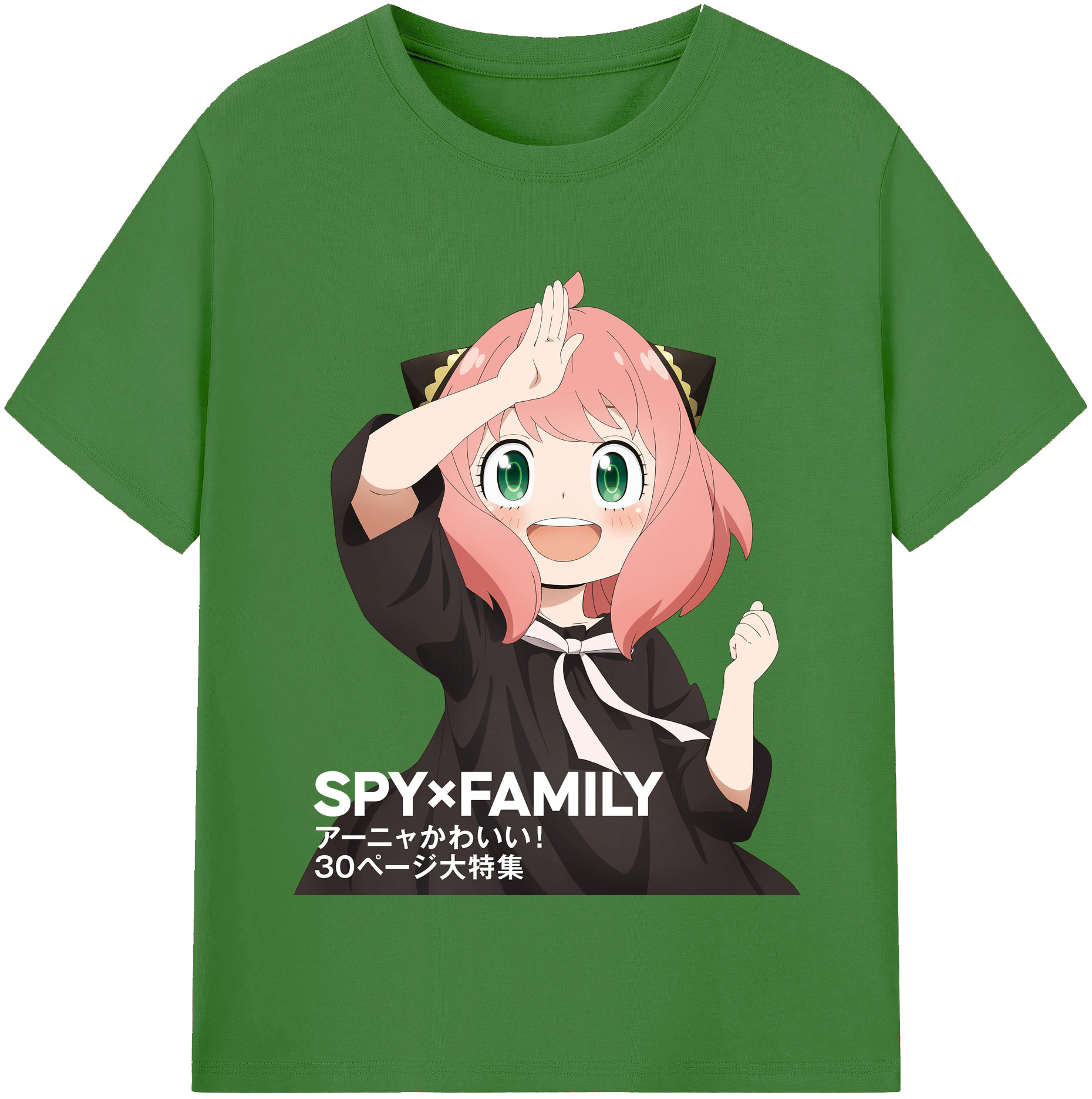 （画像用） SPY×FAMILY间谍家家酒 レディースカジュアルプリントTシャツ（綿100％）
